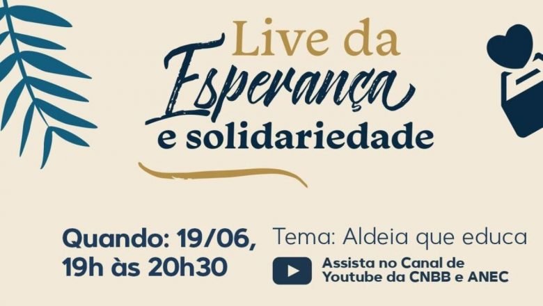Pe. Fábio de Melo é o convidado especial, hoje, da live da Esperança e da Solidariedade