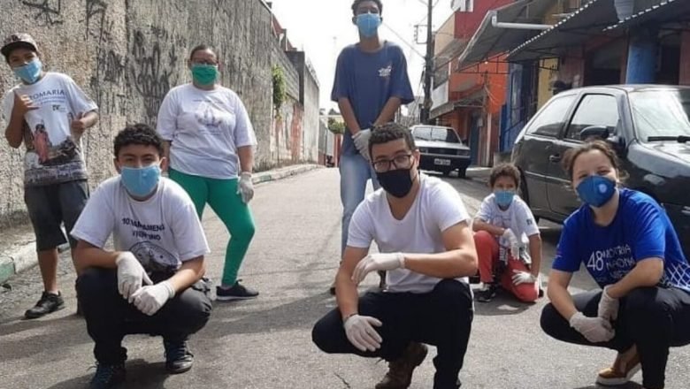 Atentas à realidade da pandemia, expressões juvenis realizam gestos de solidariedade pelo país