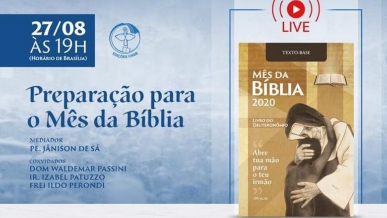 Mês da Bíblia, celebrado em setembro, é tema de live da Edições CNBB desta quinta-feira