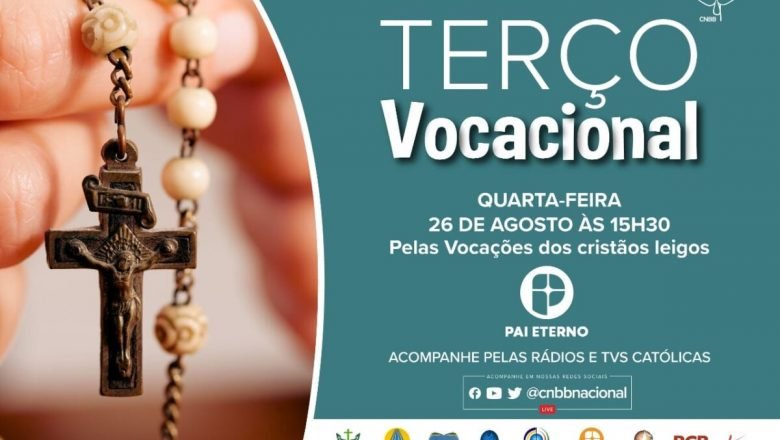 Terço Vocacional desta quarta-feira terá renovação das promessas batismais