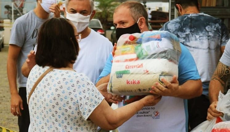 AÇÃO EMERGENCIAL “É TEMPO DE CUIDAR” ATINGE A MARCA DE 5 MIL TONELADAS DE ALIMENTOS ARRECADADOS