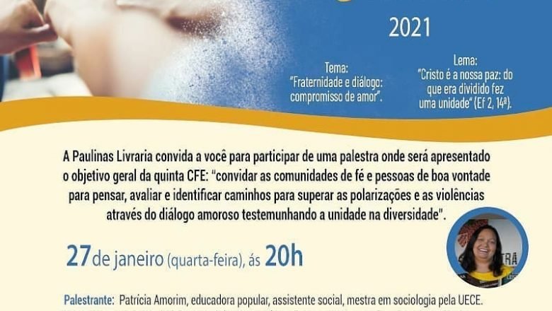 PALESTRA – CAMPANHA DA FRATERNIDADE ECUMÊNICA 2021