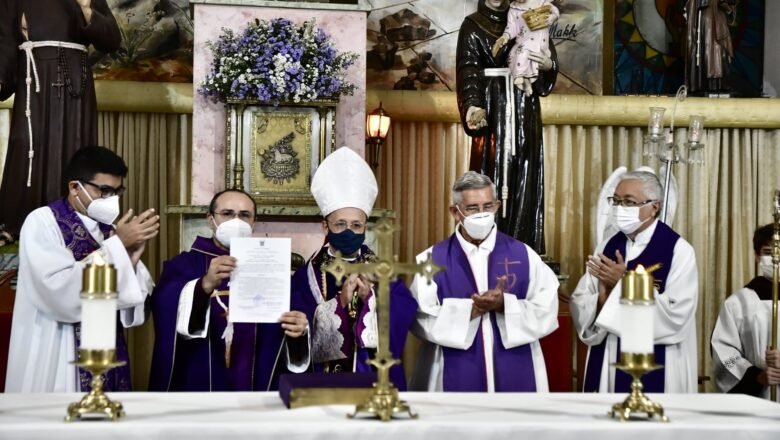 Dom Vasconcelos celebra Santa Missa de Posse Canônica do novo Reitor do Santuário São Francisco em Sobral