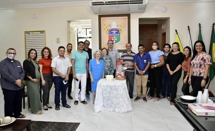 Cúria Diocesana celebra 93º aniversário de Zuleika Viana, ex secretária