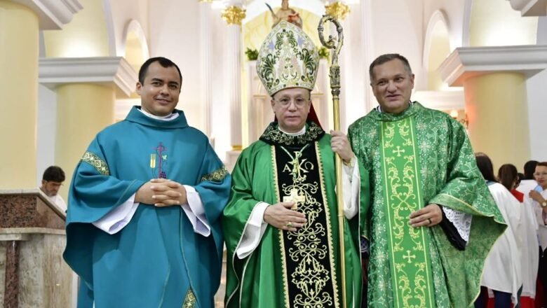 Padre Marcos Ribeiro chega à Paróquia de Santa Quitéria para colaborar com os trabalhos pastorais