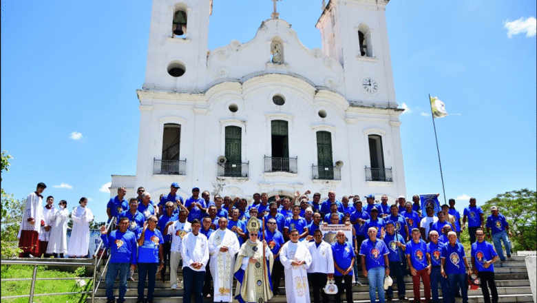 Homens de toda a diocese se reúnem em Sobral para celebrar o Jubileu do Terço dos Homens
